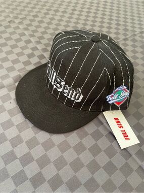 Full Send X NELK boys black pinstripe cap